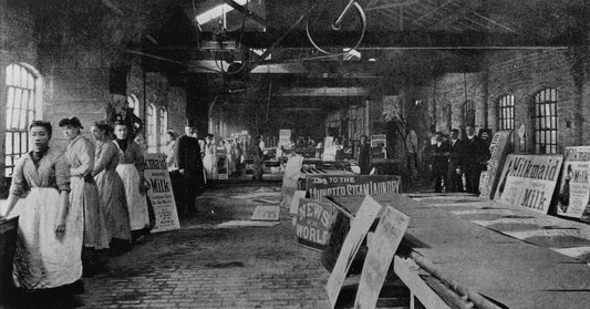 How vintage signs were manufactured and enamel coated