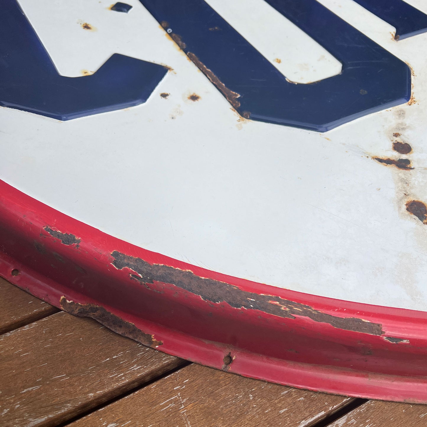 COR Shield Enamel Sign