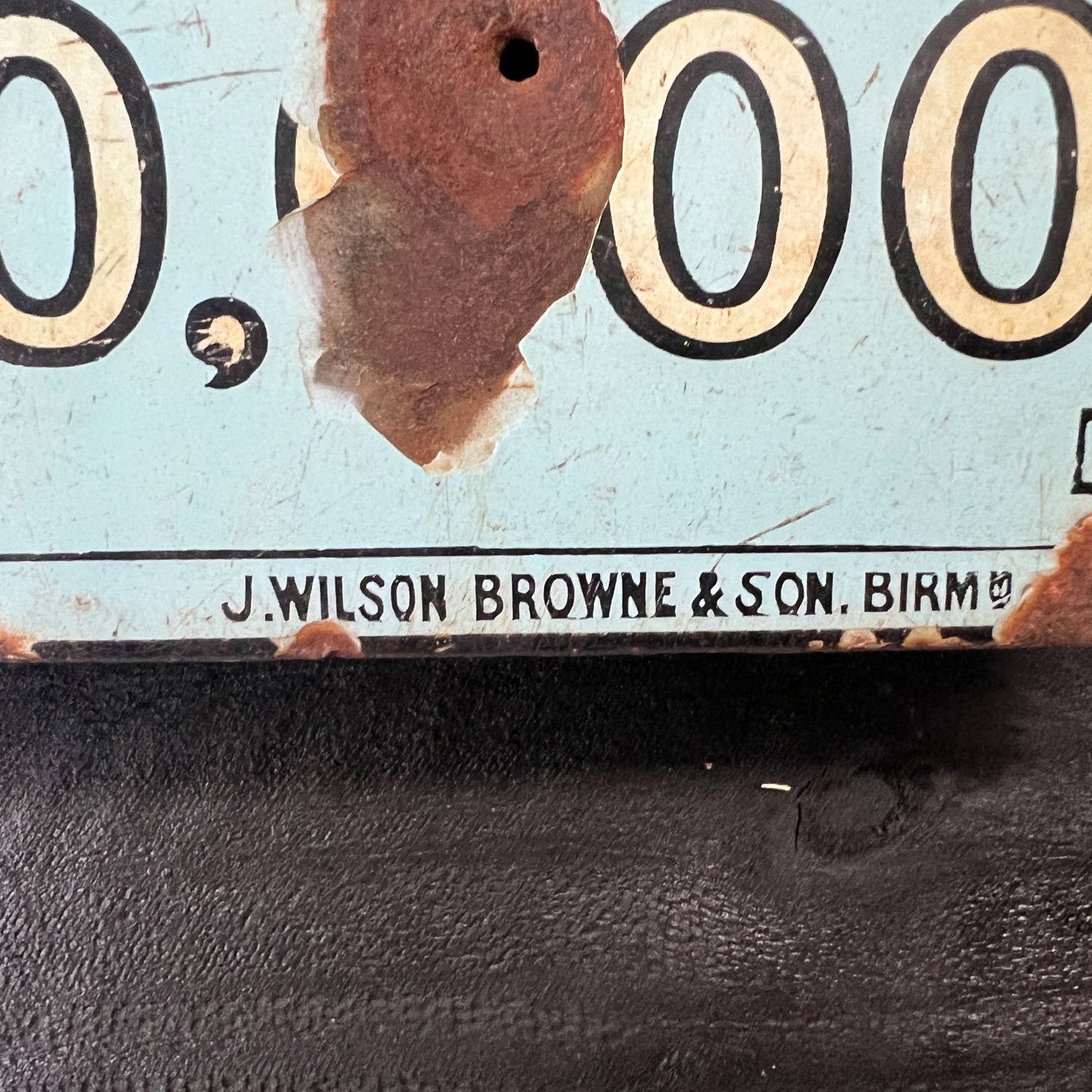 Local Agency Fire Imperial Insurance Co Enamel Sign