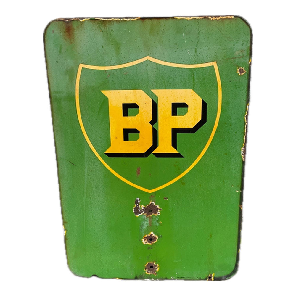 BP 24 Heures Le Mans Carpark Enamel Sign