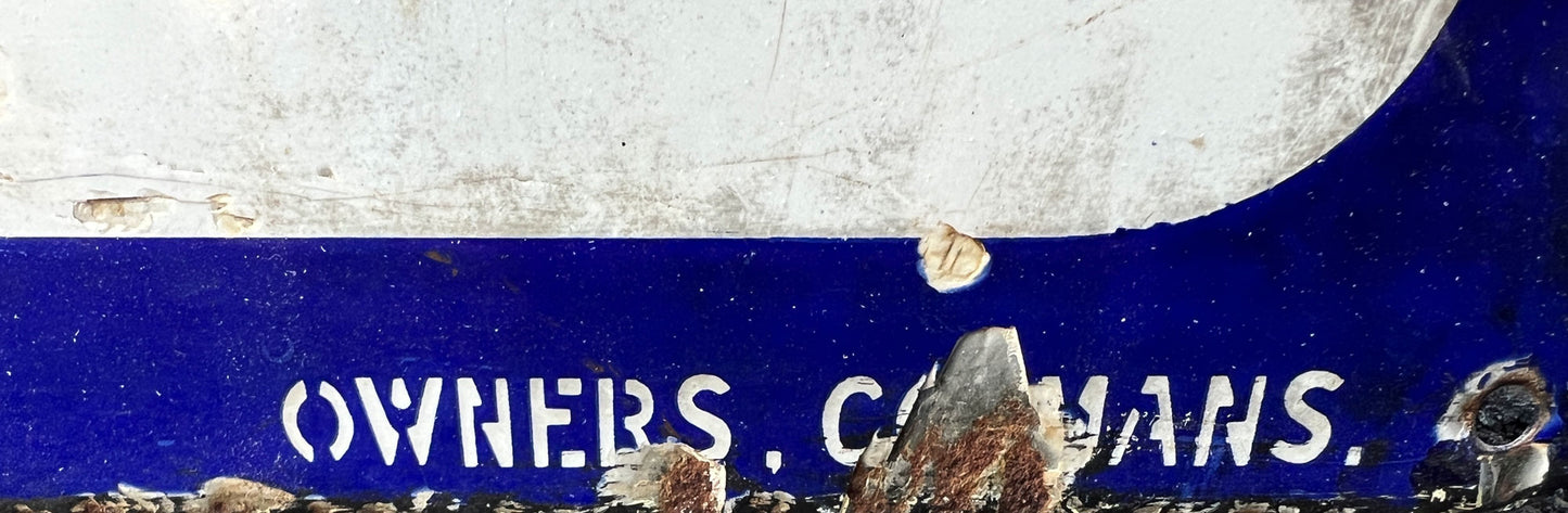 Colmans Starch Enamel Sign