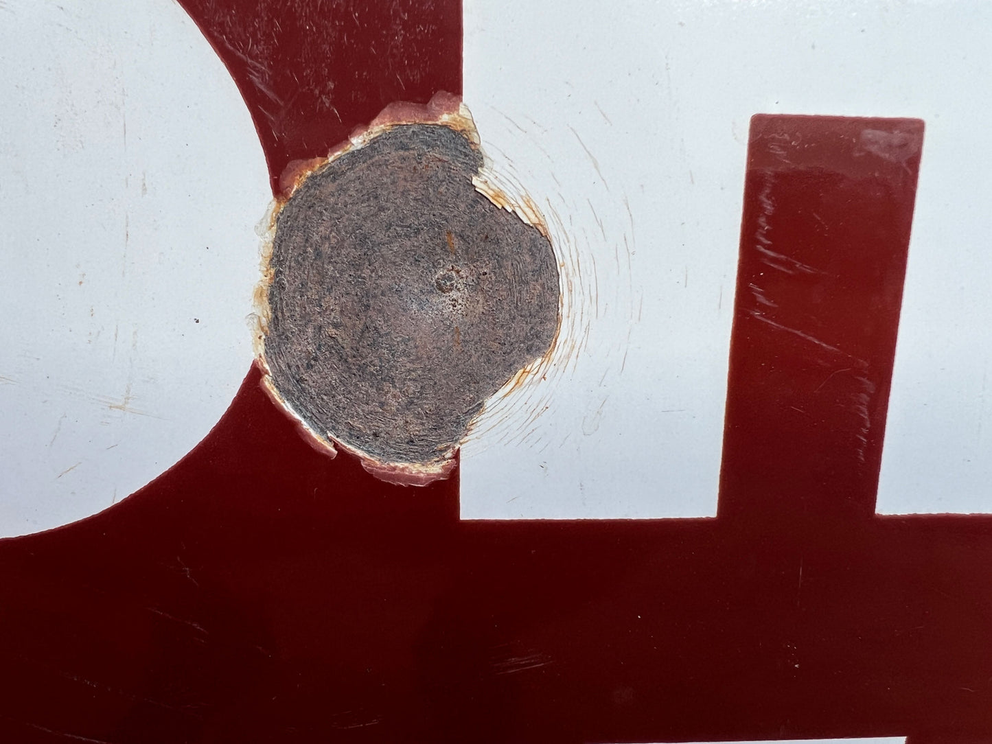 Shell Chemical Aust Pty Ltd Agent Enamel Sign