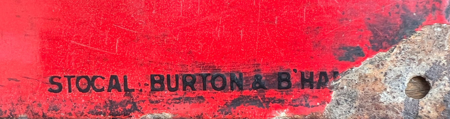 Castrol Wakefield Motor Oil Enamel Sign Single Sided - LARGE SIZE