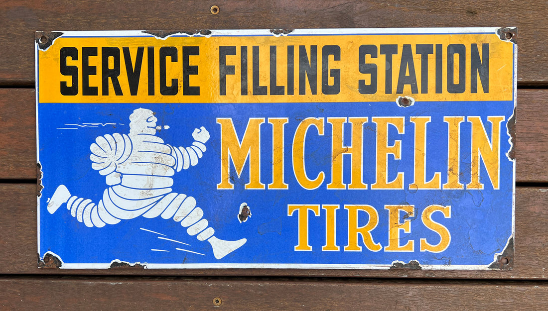 How to spot a fake vintage enamel sign