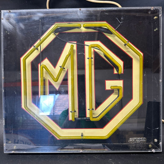 Original MG Dealer Neon Sign