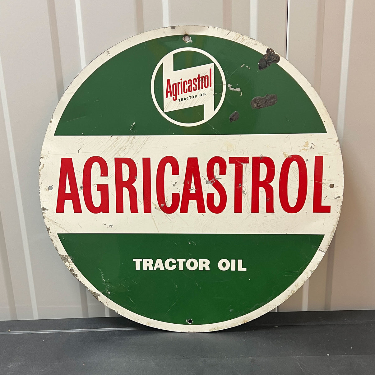 Agricastrol Tractor Oil Tin Sign – Antique Signs