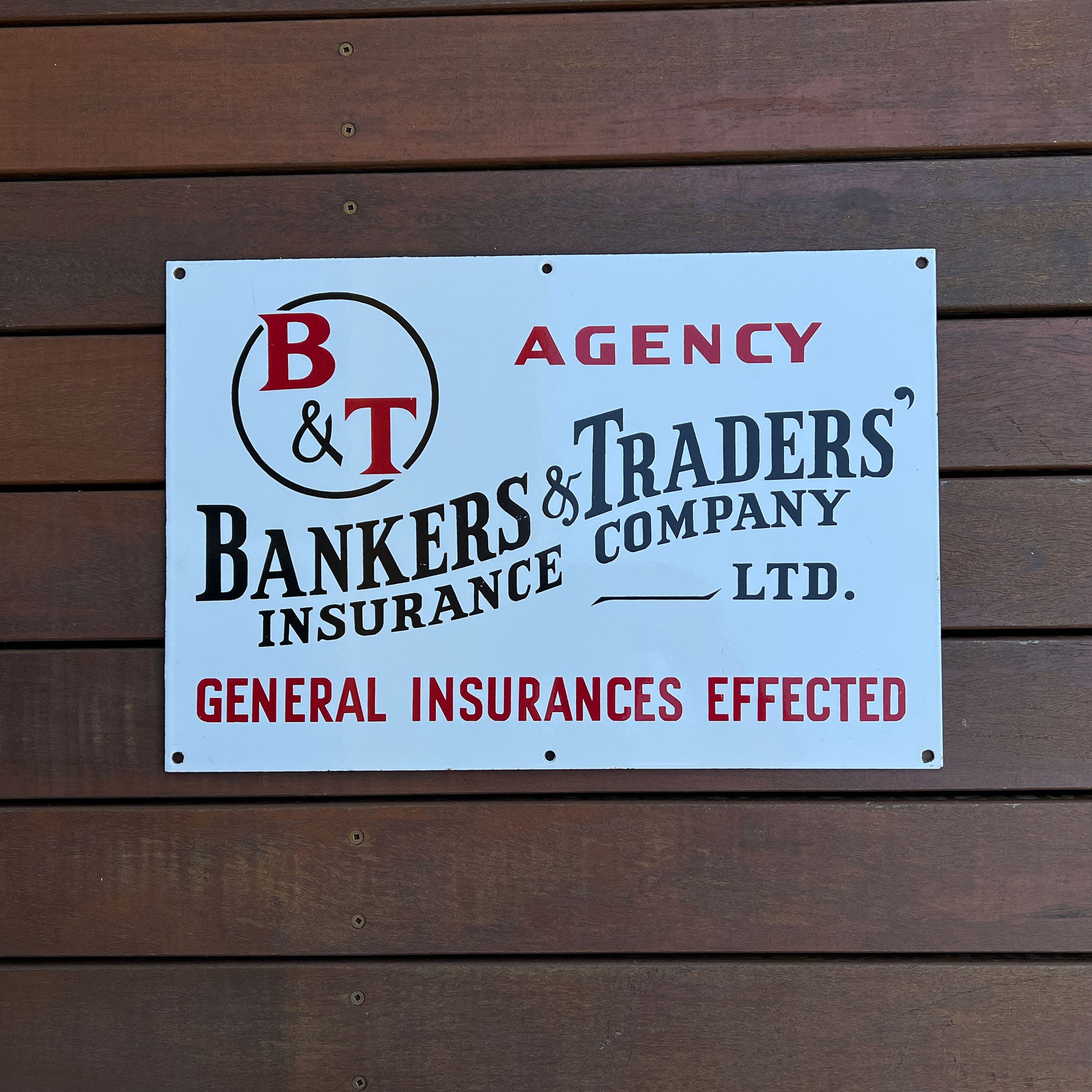 Enamel Insurance Signs – Antique Signs