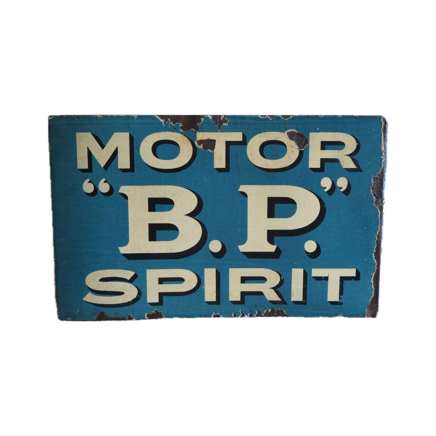 BP Motor Spirit Double Sided Enamel Sign