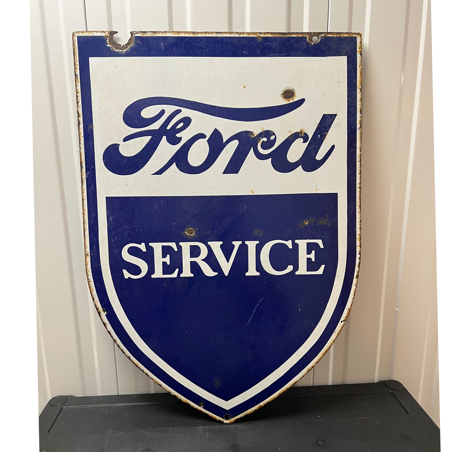 Ford Service Double Sided Enamel Sign