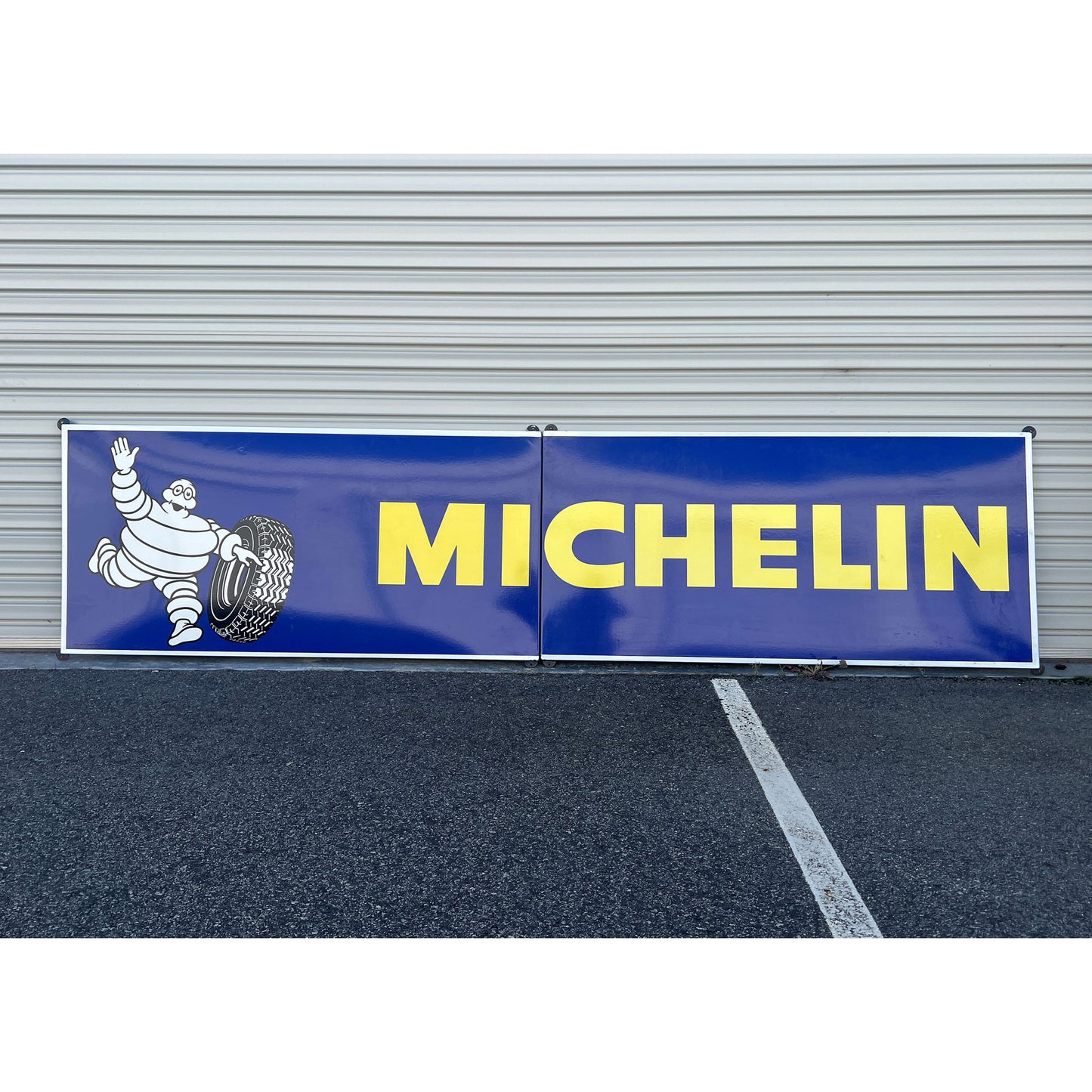 Michelin Bibendum Large Enamel Sign