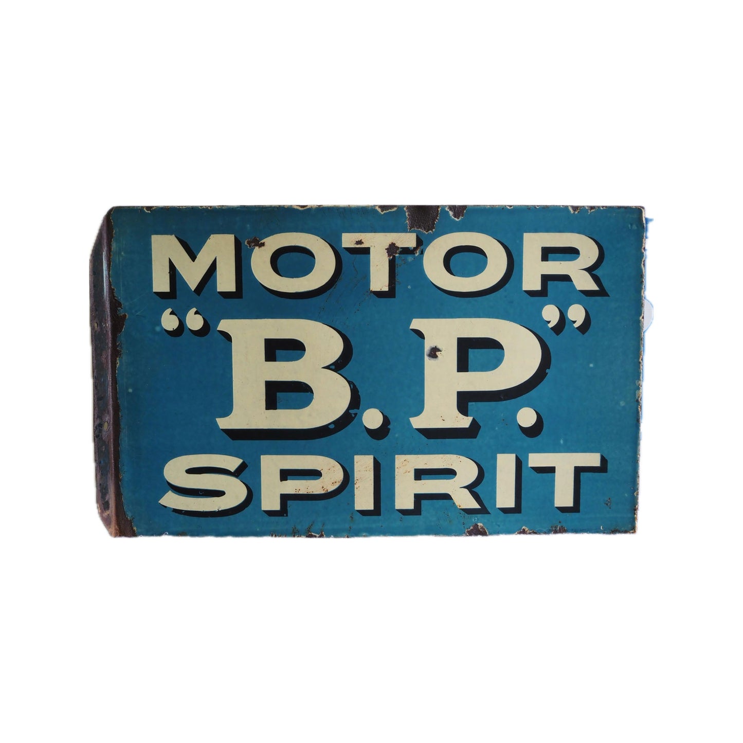 BP Motor Spirit Double Sided Enamel Sign