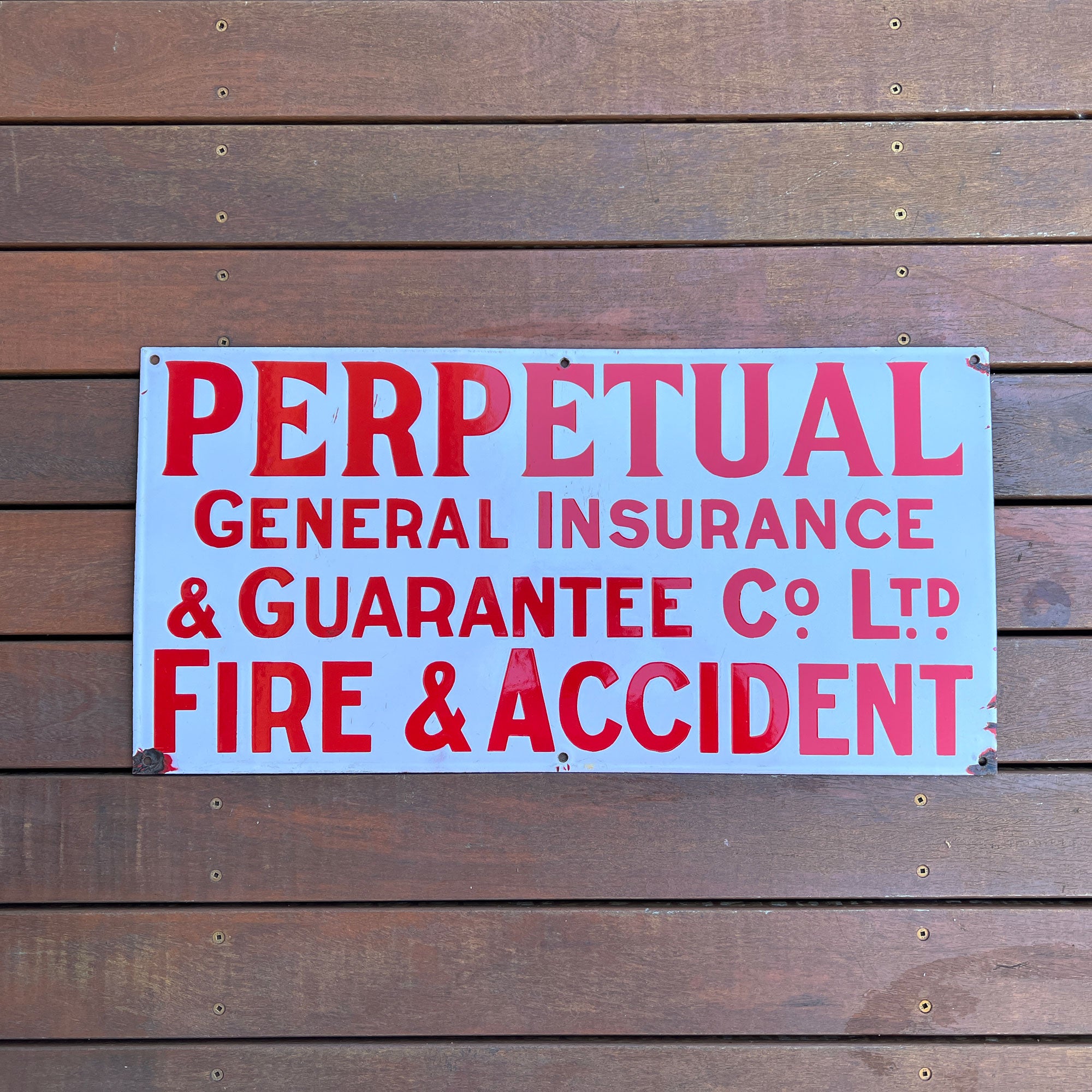 Enamel Insurance Signs – Antique Signs