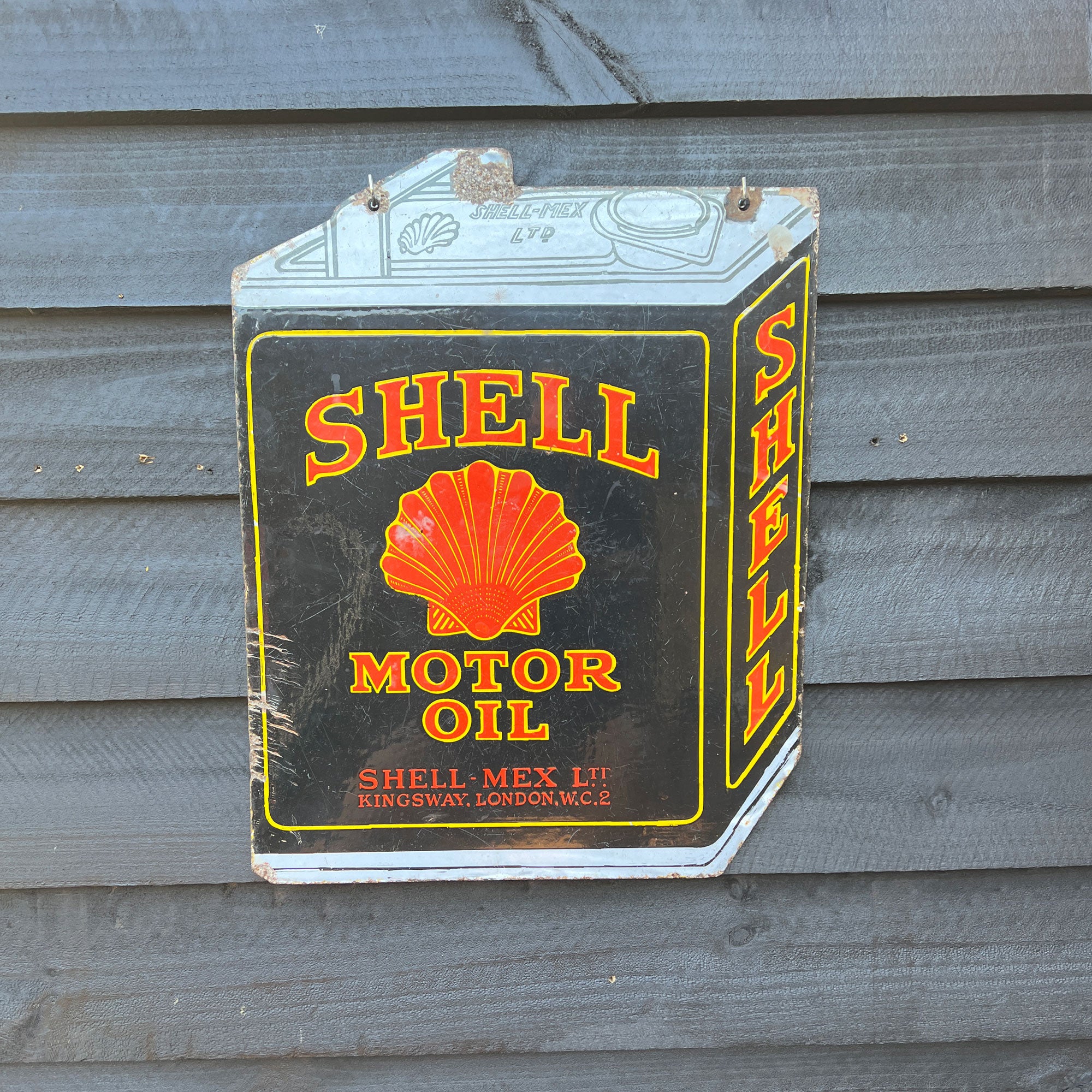 Shell Mex Motor Oil Enamel Sign – Antique Signs