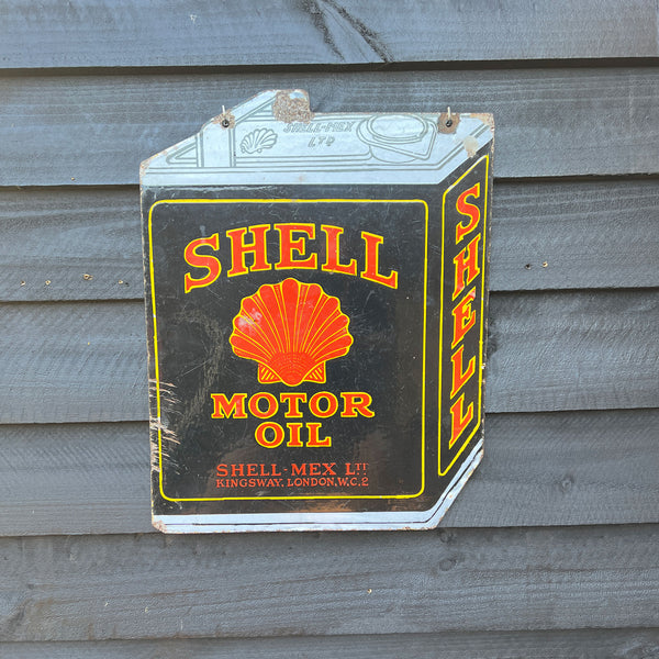 Shell Mex Motor Oil Enamel Sign – Antique Signs