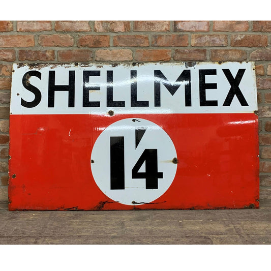 Shellmex Enamel Sign