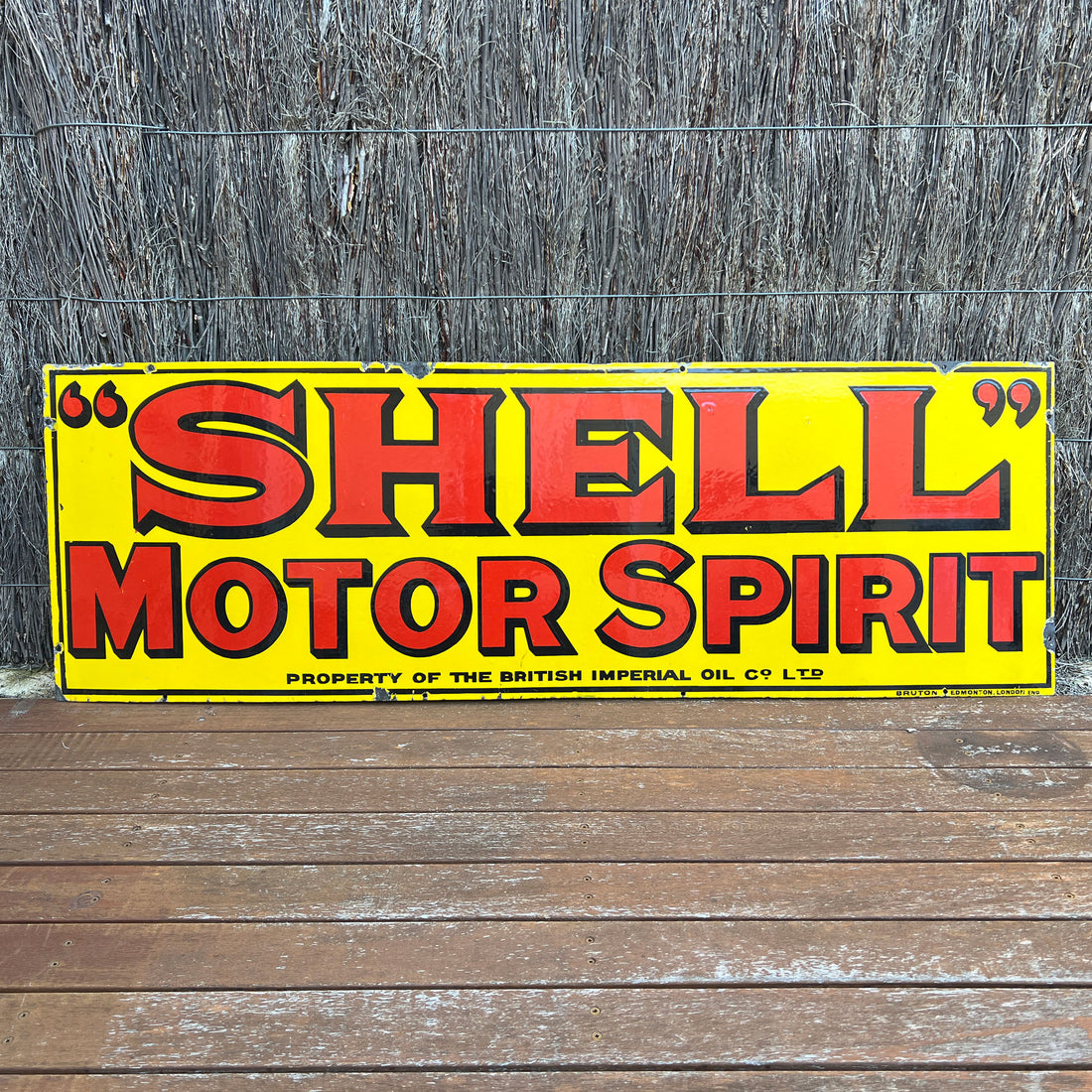 Shell Motor Spirit Enamel Sign – Antique Signs
