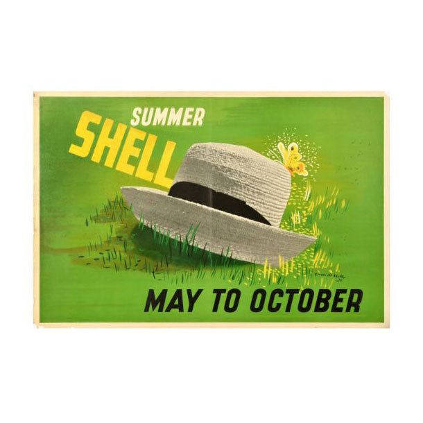 Summer Shell May to October Poster by Edward McKnight Kauffer